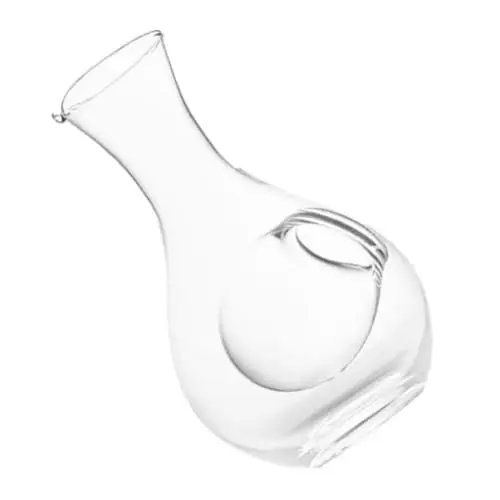 Produktbild: MAGICLULU Weinteiler-dekanter Whisky-dekanter Krug Whisky Karaffe Sie Formen Einen Weinbelüfter Flachmann Aus Glas Weinbelüfterspender Glas Whiskey Utensilien Kristall Kann Setzen