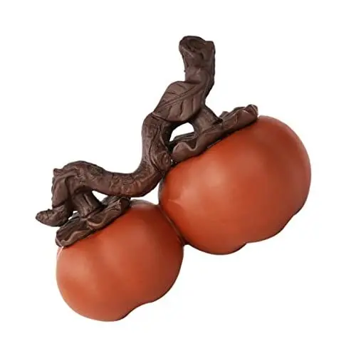 Produktbild: MAGICLULU Zisha Craft Persimmon-Dekoration Instant-Tee-haustierschmuck Für Zuhause Einzigartige Und Stilvolle Freunde Und Familie