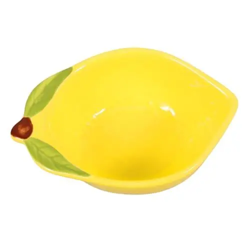 Produktbild: MAGICLULU Geschirrset mit Zitronenmotiv Entzückende Zitronenteller Keramik-zitronengeschirr Zitronenschale für Salat Obst Küche Dekorativ