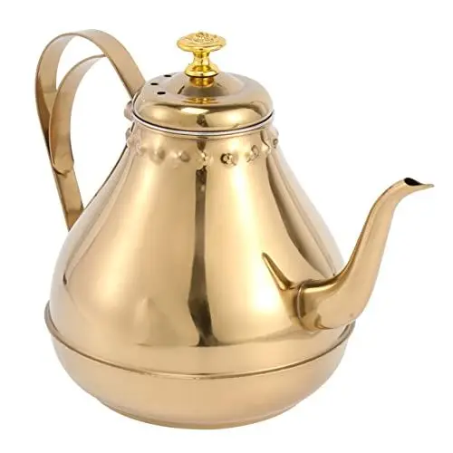 Produktbild: MAGICLULU edelstahlkanne edelstahlwasserkocher königliche Wasserteekanne Wasserkocher mit Gasherd Kaffeekanne isoliert Edelstahl-Teekessel Kaffeegeschirr Wassertopf für zu Hause brauen Krug