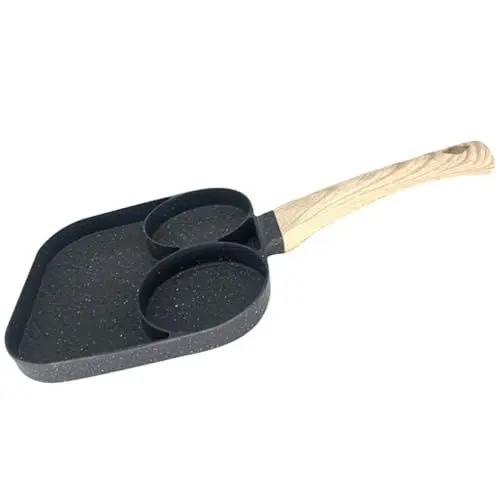 Produktbild: MAGICLULU Antihaftbeschichtete Bratpfanne Mit Unterteilungen Zum Frühstück Und Kochen Verschiedener Speisen