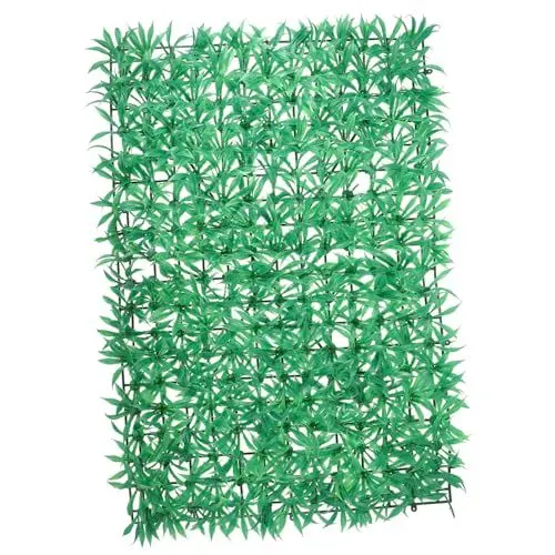 Produktbild: MAGICLULU künstliche heckenpflanze Kunstpflanzen Stiele Künstliches Heckenwandpaneel Kanten künstliche pflanzenwand hochzeitsdeko Wandpaneel mit Pflanzen Wanddekoration im Freien PVC Green