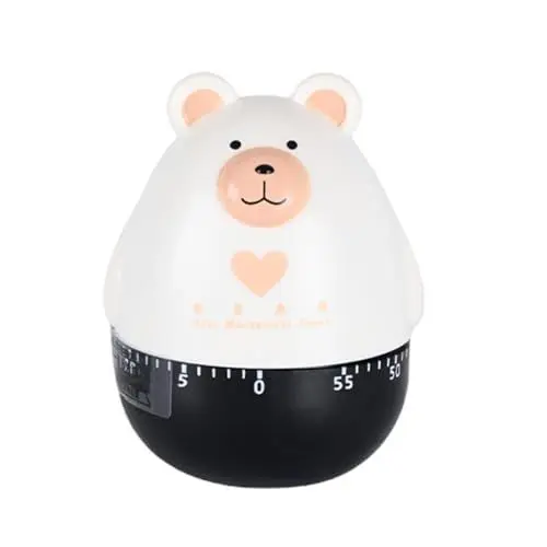 Produktbild: MAGICLULU mechanische Zeitschaltuhr Klassenzimmer-Timer mechanischer Küchentimer Kochuhr Countdown Uhr küchenhelfee Küchentimer für Senioren schöner Küchentimer Karikatur Countdown-Timer pp