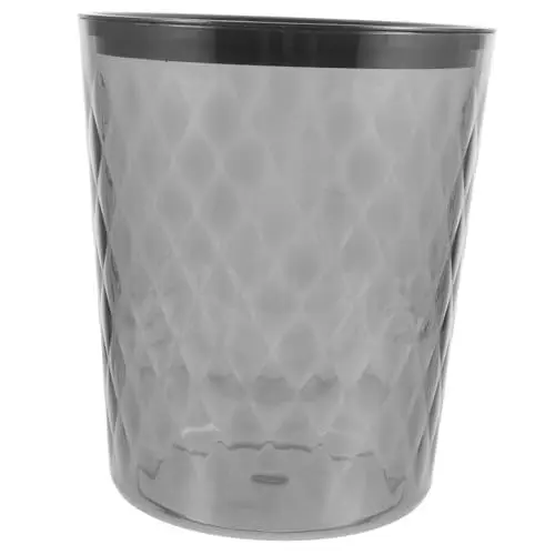 Produktbild: MAGICLULU Transparentes Badezimmer-mülleimer Kleiner Rubbish Container Für Küche Büro Stabiler Pet Abfallkorb Im Schlichten Design Für Wohnräume Und Garten
