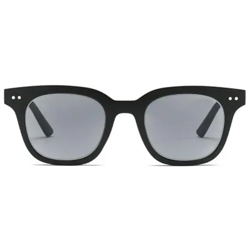 Produktbild: MAGIMODAC Sonnenlesebrille Damen Herren Lesebrille mit Sonnenschutz Mode getönte Lesebrillen Sonnenbrille mit sehstärke Mattschwarz 3.50