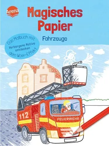 Produktbild: Magisches Papier – Das Malbuch mit dem Wow-Effekt. Fahrzeuge: Verborgene Motive und Muster entdecken: Der besondere Mal-Spaß für Kinder ab 4 ... dem Wow-Effekt. Verborgene Motive entdecken)