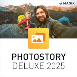 Produktbild: MAGIX Photostory deluxe 2025 - Erinnerungen in Bewegung | Bildbearbeitungsprogramm | Videobearbeitungsprogramm | für Windows 10/11 PC | 1 PC Volllizenz für 2 Geräte