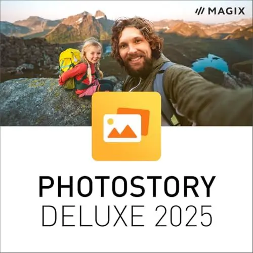 Produktbild: MAGIX Photostory deluxe 2025 - Erinnerungen in Bewegung | Bildbearbeitungsprogramm | Videobearbeitungsprogramm | für Windows 10/11 PC | 1 PC Volllizenz für 2 Geräte