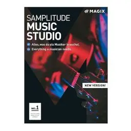 Produktbild: MAGIX Samplitude Music Studio – Version 2019 – das komplette Studio zum Komponieren, Aufnehmen, Mixen und Mastern. (Download)