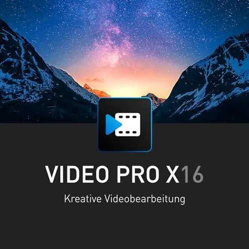 Produktbild: MAGIX Video Pro X16 - Kreative Videobearbeitung I Videobearbeitungsprogramm I Videoschnittprogramm I Windows 10 / 11 I 1 PC-Volllizenz für 2 Geräte