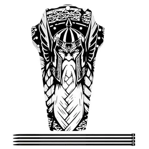 Produktbild: MAGIX-JUICE - Wikinger Mudguard inkl. Kabelbinder für das MTB Schutzblech/Stylisches Fahrrad Schutzblech & modernes Mountainbike Schutzblech für Jede Fahrradgröße