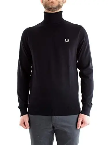 Produktbild: MAGLIONE DA UOMO FRED PERRY NERO