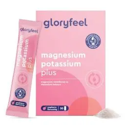 Produktbild: Magnesium Kalium + Vitamine - 30 Beutel - Reine Citrat Formen - Elektrolyt Gleichgewicht, Muskelfunktion & Verringerung von Müdigkeit* - Mit Vitamin B, C, Thiamin & Riboflavin - Himbeergeschmack