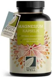 Produktbild: Magnesium Kapseln 365x - 668mg Magnesium-Oxid, davon 400mg Magnesium pro Kapsel - sehr hoher Magnesium-Gehalt (60%) - Laborgeprüft mit Zertifikat - 100% vegan - Vorrat für ein volles Jahr