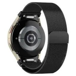 Produktbild: Magnet Armband for Samsung Galaxy Watch 6 5 4 7 armband 40mm 44mm/Galaxy Watch 6 Classic 47mm 43mm/Watch 4 Classic 46mm 42mm/5 Pro 45mm Band/FE,One-Click Wechseln Milanaise Edelstahl metall Armbänder