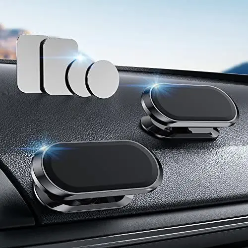 Produktbild: NIYEVN Handyhalter Auto Magnet,Magnet Handyhalterung Auto,Handy Halterung Magnethalter(2 Stücke),KFZ 360° Grad Drehung Verstellbare für Samsung iPhone etc Alle Smartphones