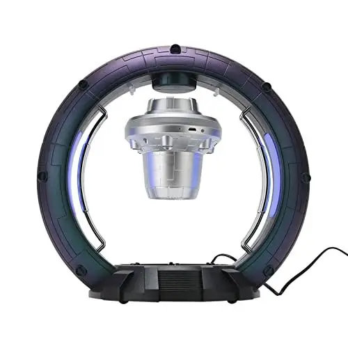 Produktbild: Magnetisch Schwebender Bluetooth-Lautsprecher, Coole Computerlautsprecher mit Leuchtendem Spinnball, 3D-Stereo-Sound, Kabelloser Schwebender Lautsprecher, Kreatives