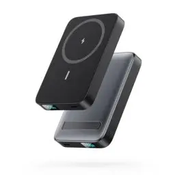 Produktbild: Magnetische Power Bank für MagSafe, 10800mAh Wireless Powerbank,PD 22.5W USB-C Schnellladung Powerbank mit Faltbarer Halterung und LED-Display Battery Pack,für MagSafe iPhone 16/15/14/13/12/Pro/Max