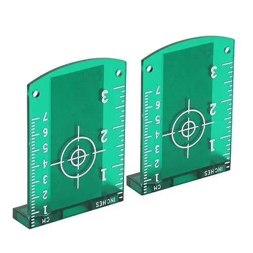Produktbild: Magnetische -Zielplatte, ABS-Material, Reflektierende Folie mit Schneller Lesegeschwindigkeit für die Ausrichtung der Laserlinie, Kreuzlaser-Rotationslaser