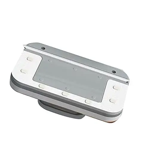Produktbild: Magnetischer Fensterputzer, weiß mit Sicherheitsseil, Fensterputzer, Fensterputzer für den Außenbereich, für 3 Bis 10 Mm Dickes Einschichtiges Normalglas