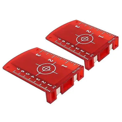 Produktbild: Magnetisches -Ziel, Reflektierende Folie, Tragbare Größe, Schnelles Ablesen, Vielseitige Verwendung mit Ausrichtungslaser, Kreuzdrahtlaser, Rotationslaser-Messgerät für