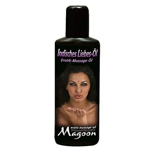 Produktbild: Magoon Indisches Liebes-Öl - sinnliches Qualitäts-Öl für Frauen und Männer, reibungsloses Sex-Vergnügen, stimulierender Duft, hautfreundlich, 100 ml