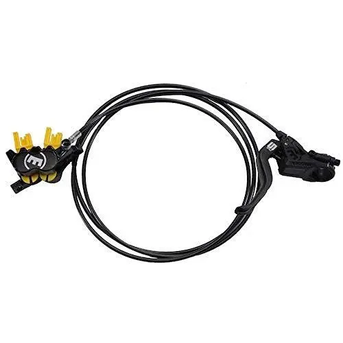 Produktbild: Magura 2700477 MT5, 2-Finger Aluminium-Leichtbau-Hebel, Links/rechts verwendbar, 2.2 mm Leitungslänge, Einzelbremse, inkl. Zubehör (VE 1 Stück) Fahrradbremse, schwarz, One Size