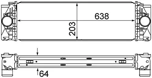 Produktbild: MAHLE CI 369 000S Ladeluftkühler