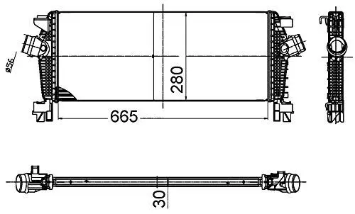 Produktbild: MAHLE CI 509 000S Ladeluftkühler