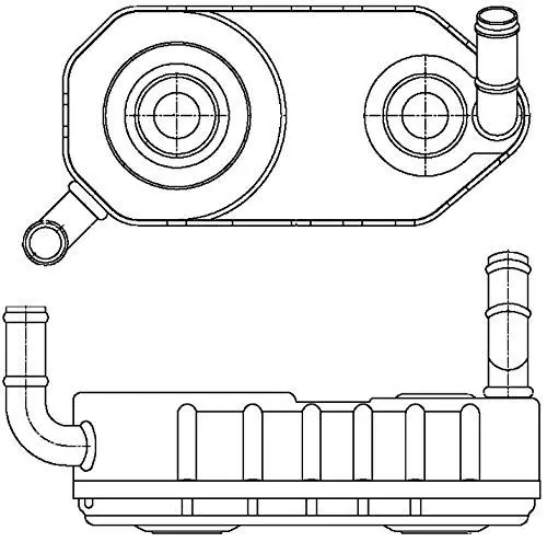 Produktbild: MAHLE CLC 177 000S Ölkühler Automatikgetriebe u.a. passend für VW PASSAT B3/B4 Variant (3A5/ 35I)