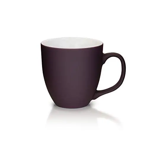 Produktbild: Mahlwerck Jumbotasse, Große Porzellan-Kaffeetasse mit matter Oberfläche, in Soft-Violett, 400ml