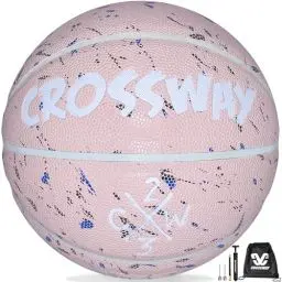 Produktbild: MAIBOLE Crossway Indoor/Outdoor Moisture-Absorbing Composite Leather Training Game Basketball for Men, Women, Youth, Street, and Cool Basketball.Basketball Size 6