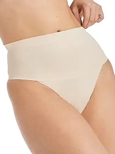 Produktbild: Maidenform Damen Cover Your Bases 2 Pack Thong Tangahöschen, Nude, L