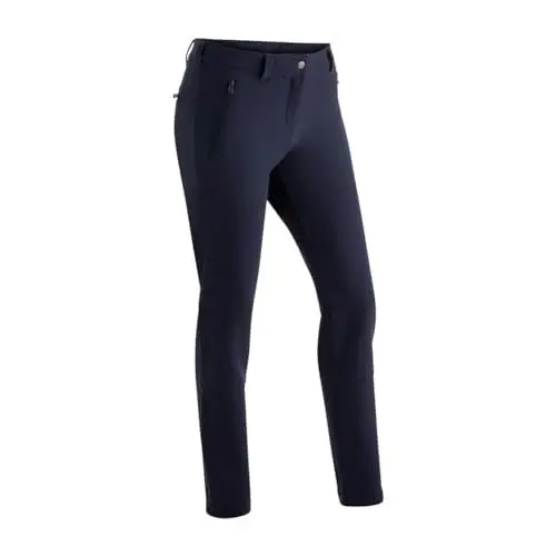 Produktbild: Maier Sports Helga Slim, Warme Damen Wanderhose, Wasserabweisende Outdoorhose für Trekking & Hiking, Enganliegender Schnitt, PFC-frei, mSTRETCH pro 2 & Dryprotec-Technologie