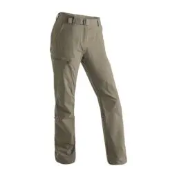 Produktbild: Maier Sports Lulaka, Damen Wanderhose, Wasserabweisende Outdoorhose für Trekking und Hiking, PFC-frei, mSTRETCH pro 4 & Dryprotec, Rollup-Funktion, Braun, 44 (W35/L32)