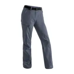 Produktbild: Maier Sports Lulaka, Damen Wanderhose, Wasserabweisende Outdoorhose für Trekking und Hiking, PFC-frei, mSTRETCH pro 4 & Dryprotec, Rollup-Funktion, Grau, 20 (W31/L29)