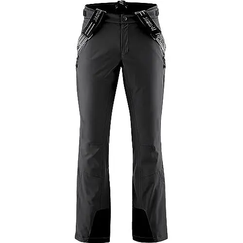 Produktbild: Maier Sports Copper Slim, Enganliegende Herren Skihose, Wasserdichte Schneehose, Stretchmaterial und verstellbarer Bund, PFC-frei, mTHERM Wattierung & mTEX Wetterschutz, Schwarz, Gr. 48 (W33/L32)