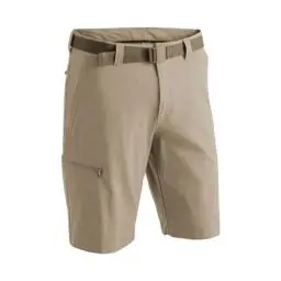 Produktbild: Maier Sports Huang, Kurze Herren Wanderhose, Wasserabweisende Bermuda für Trekking und Hiking, PFC-frei, mSTRETCH pro 4 & Dryprotec, Braun, 48 (W33/L32)
