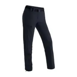 Produktbild: Maier Sports Inara Slim, Damen Wanderhose, Wasserabweisende Outdoorhose für Trekking und Hiking, Enganliegender Schnitt, PFC-frei, mSTRETCH pro 4 & Dryprotec, Schwarz, 46 (W38/L32)