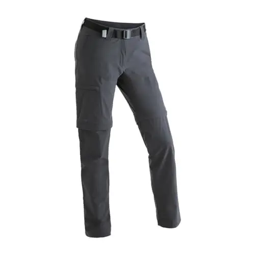 Produktbild: Maier Sports Inara Slim Zip, Damen Wanderhose, Wasserabweisende Hose für Trekking und Hiking, Enganliegender Schnitt, Zipp-off-Funktion, PFC-frei, mSTRETCH pro 4 & Dryprotec
