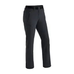 Produktbild: Maier Sports Rechberg Therm, Warme Damen Wanderhose, Wasserabweisende Outdoorhose für Trekking und Hiking, PFC-frei, mTHERM light Wattierung, mSTRETCH Tec 4 & Dryprotec, Schwarz, 48 (W40/L32)