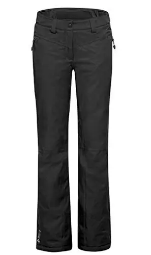 Produktbild: Maier Sports Ronka, Damen Skihose, Wasserdichte Schneehose, Schützender Schneefang und verstellbarer Bund, PFC-frei, mTHERM Wattierung & mTEX Wetterschutz, Schwarz, Gr. 19 (W29/L29)