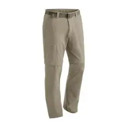 Produktbild: Maier Sports Tajo, Herren Wanderhose, Wasserabweisende Outdoorhose für Trekking und Hiking, Praktische T-Zipp-off-Funktion, PFC-frei, mSTRETCH pro 4 & Dryprotec, Braun, 56 (W39/40/L32)