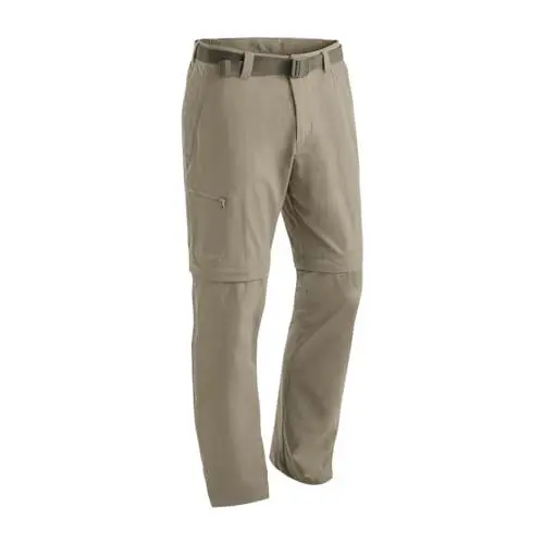Produktbild: Maier Sports Tajo, Herren Wanderhose, Wasserabweisende Outdoorhose für Trekking und Hiking, Praktische T-Zipp-off-Funktion, PFC-frei, mSTRETCH pro 4 & Dryprotec, Braun, 56 (W39/40/L32)