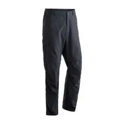 Produktbild: Maier Sports Trave, Herren Wanderhose, Wasserabweisende Outdoorhose für Trekking und Hiking, Praktische Zipp-off-Funktion, Dryprotec Technologie, PFC-frei, Schwarz, 27 (W40/L31)