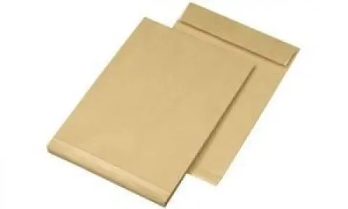 Produktbild: MAILmedia 387297 Faltenversandtasche C4, ohne Fenster, natron braun