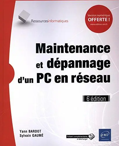 Produktbild: Maintenance et dépannage d'un PC en réseau (6e édition)