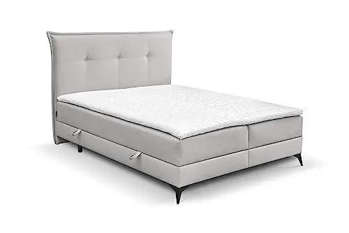 Produktbild: maison de reve Boxspringbett, Schaumstoff, GRAU, 140x200