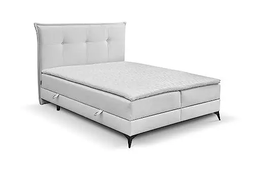 Produktbild: maison de reve Boxspringbett, Schaumstoff, HELL GRAU, 200x200