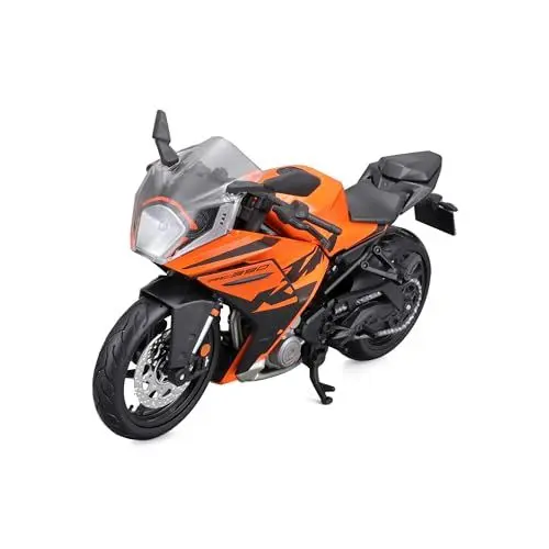 Produktbild: MAISTO - KTM RC 390 Orange - Motorrad im Maßstab 1:12 - Sonderedition 2024 - originalgetreue Nachbildung - groß - Sammlermodell aus Kunststoff und Metall - M22907